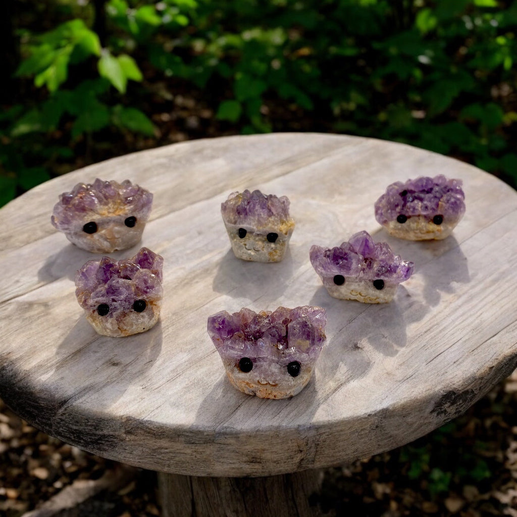 Amethyst Geode Crystal Cluster Rock Buddy, Friend - Collective Awakening