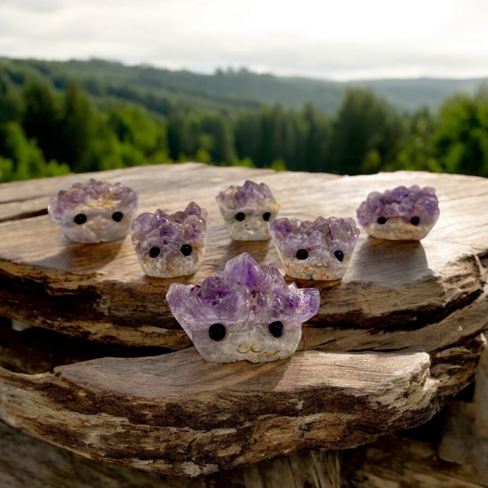 Amethyst Geode Crystal Cluster Rock Buddy, Friend - Collective Awakening