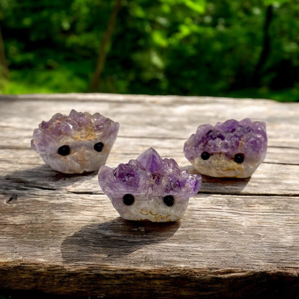 Amethyst Geode Crystal Cluster Rock Buddy, Friend - Collective Awakening