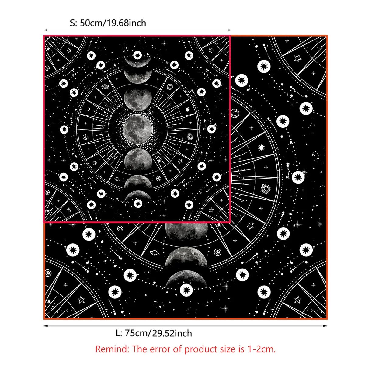 Moon Phase Altar Cloth - Collective Awakening