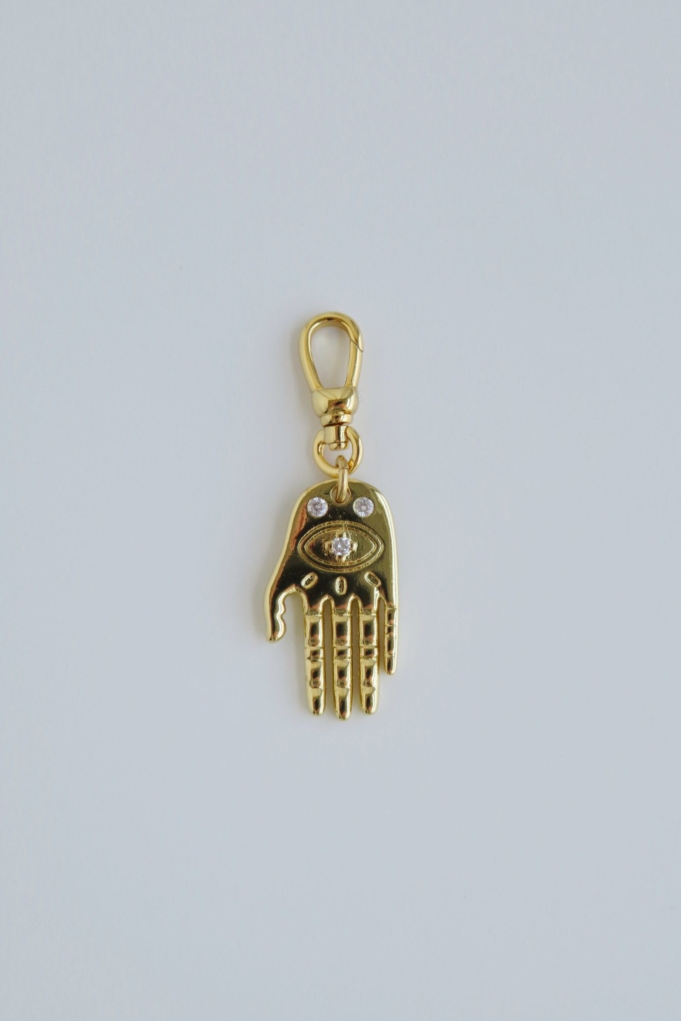 Hamsa Evil Eye Pendant - Hinged Clasp - Collective Awakening
