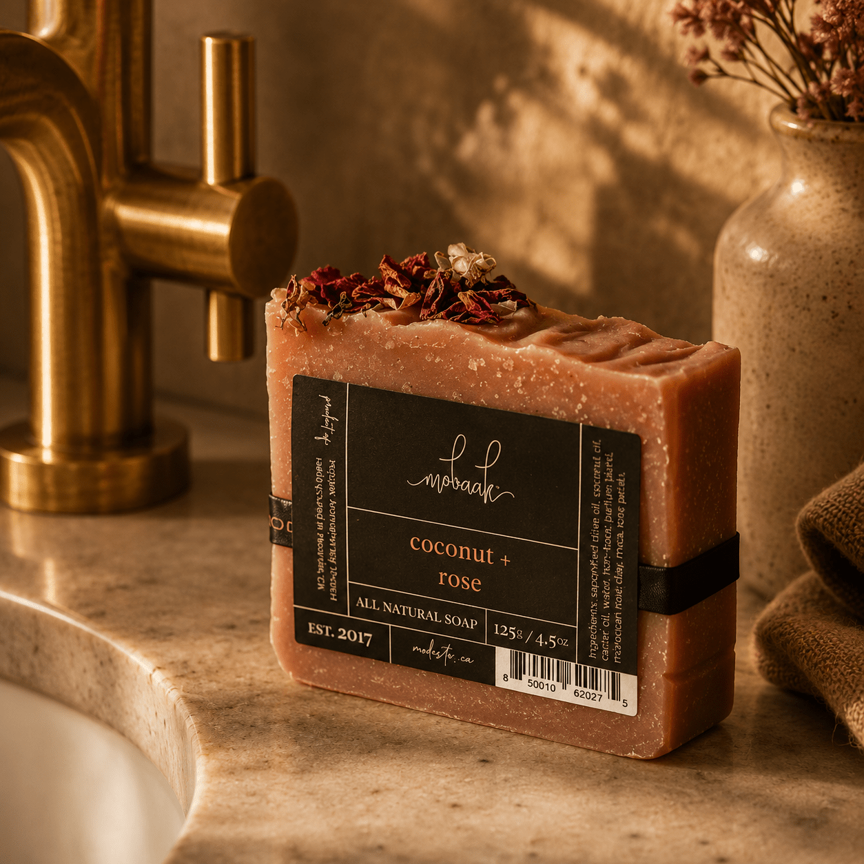 Coconut + Rose All Natural Soap - Collective Awakening