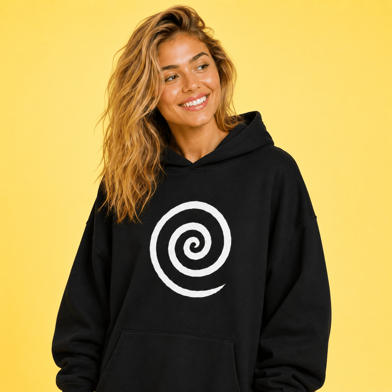 Divine Spiral Oversized Heavyweight Hoodie - Collective Awakening