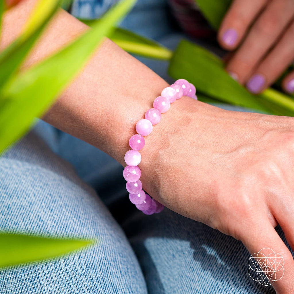 The Heart Reset - Rare Pink Kunzite Bracelet - Collective Awakening