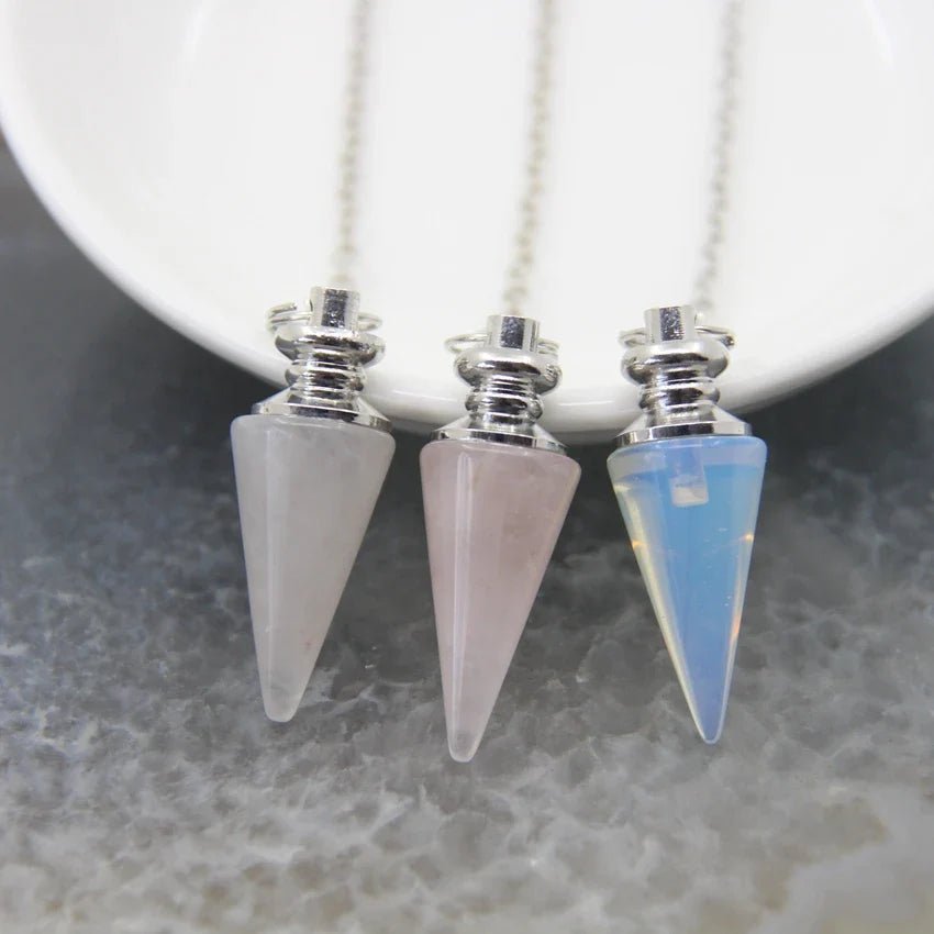 Silver Crystal Pendulums - Collective Awakening