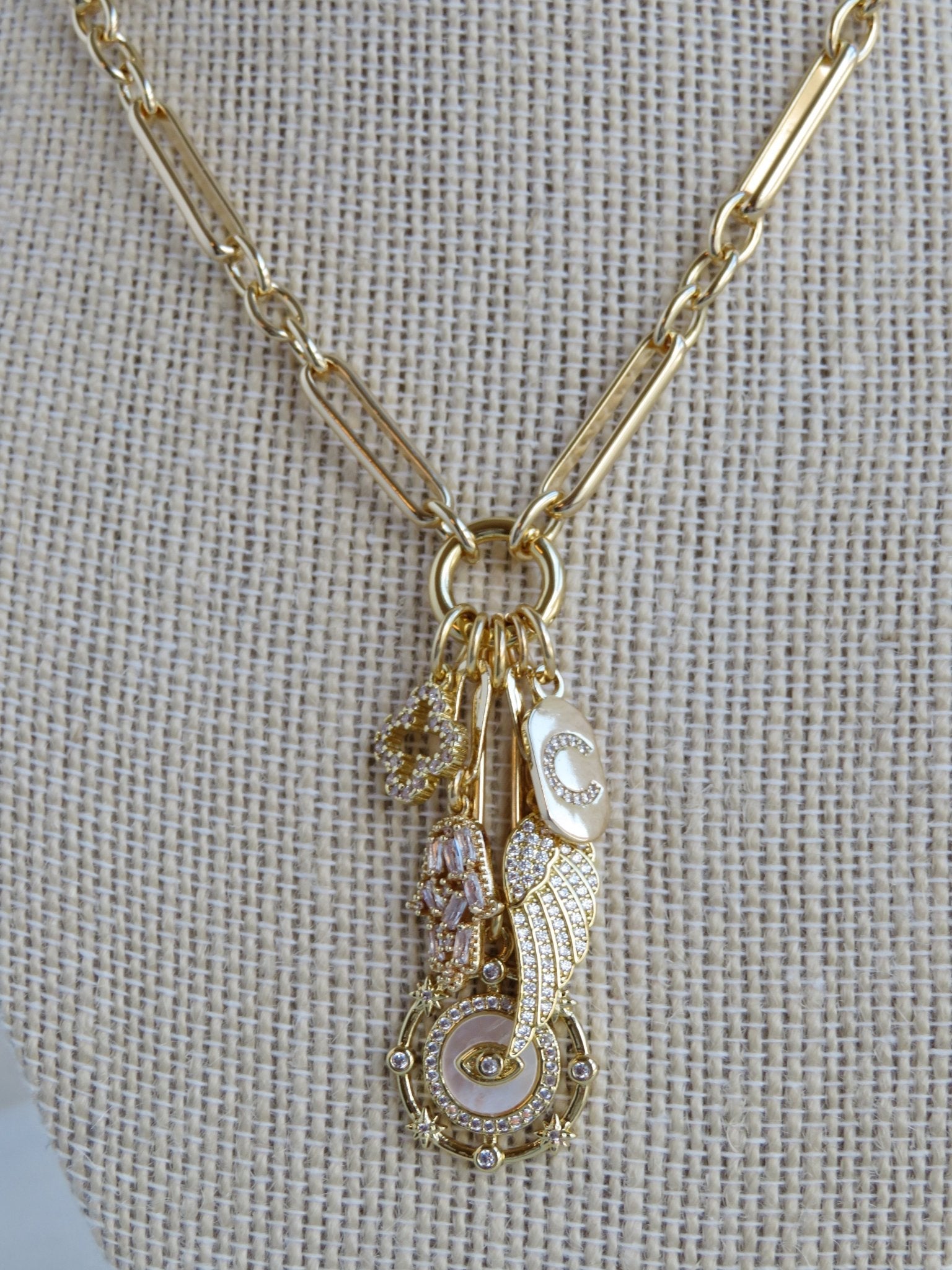 Love & Divine Guidance Initial Charm Cluster - Collective Awakening