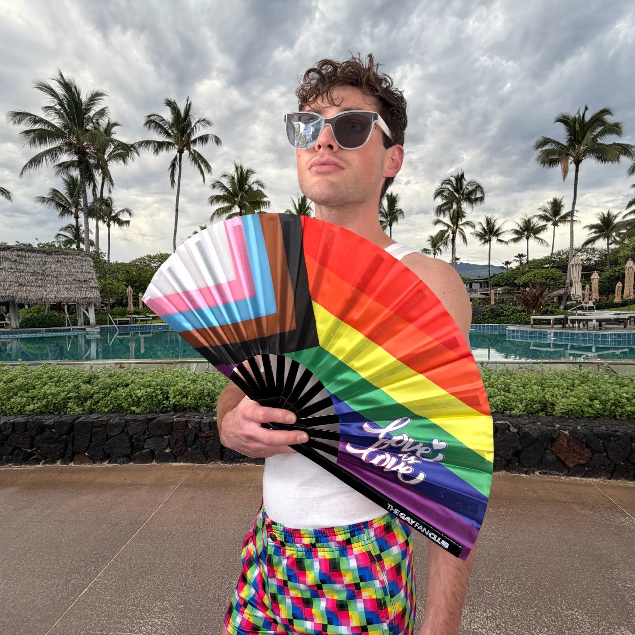 Pride Rainbow Flag Fan - Collective Awakening