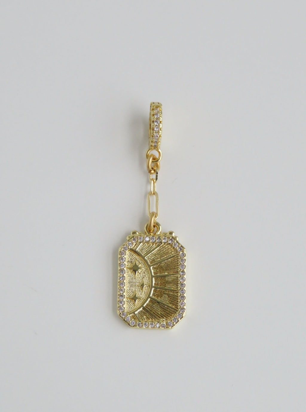 Ray of Light Diamond Hinged Clasp Chain Charms - Collective Awakening