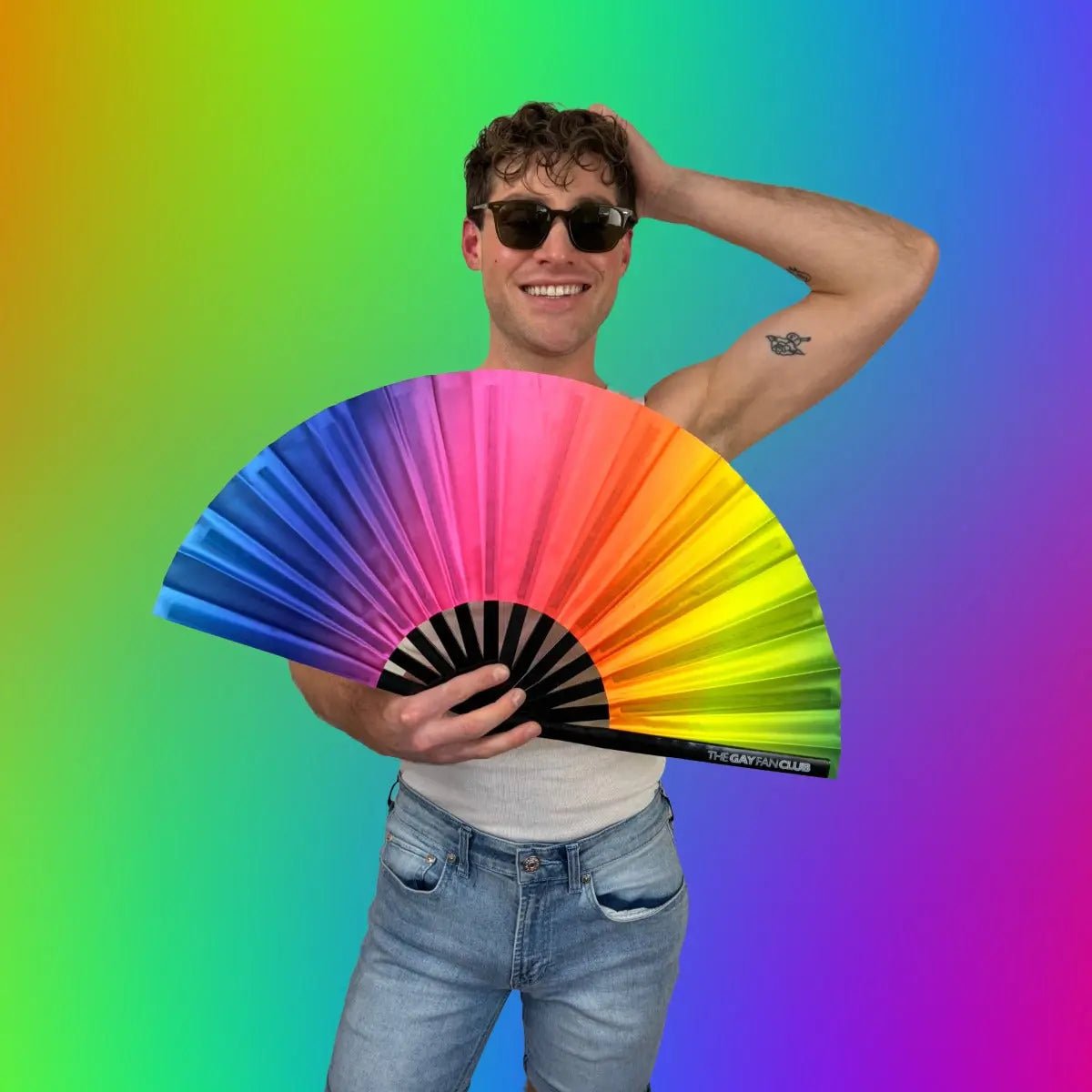 Rainbow Rave Fan (UV) - Collective Awakening