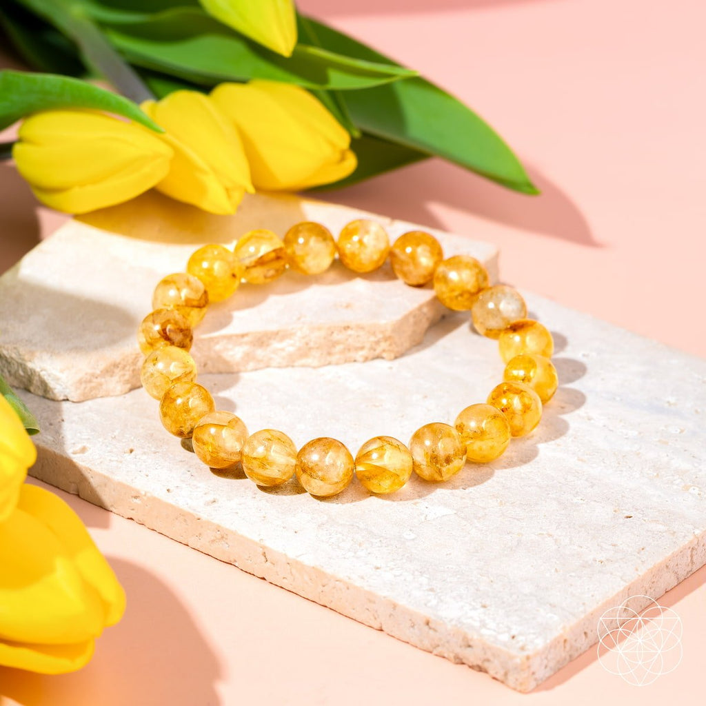 The Master Reset – Golden Healer Quartz Bracelet - Collective Awakening