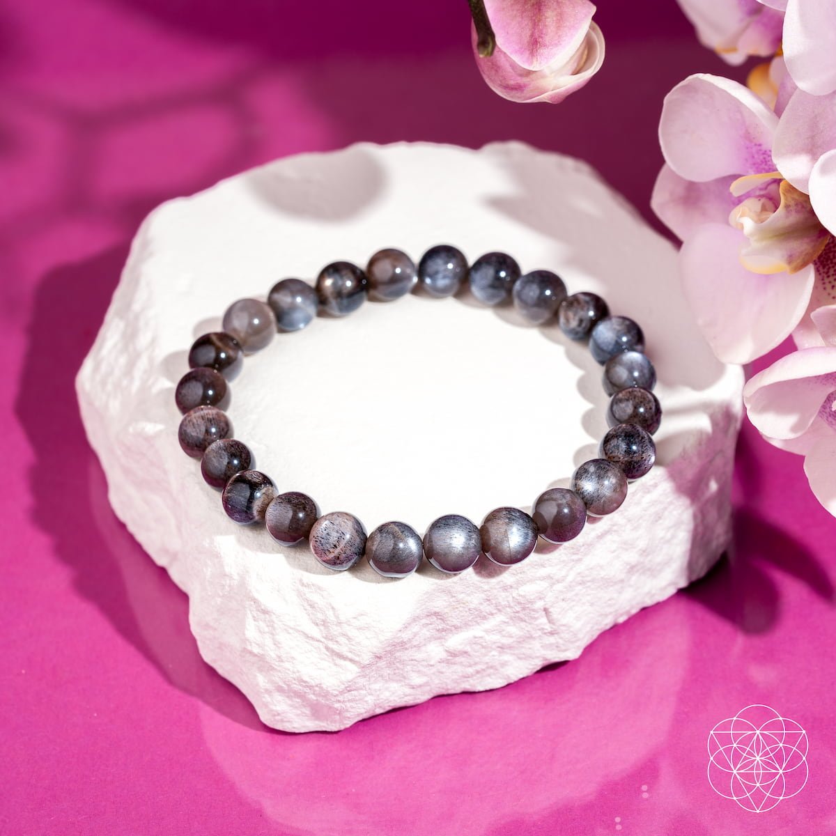 The Empath’s Cord Cutter – Black Moonstone Bracelet - Collective Awakening