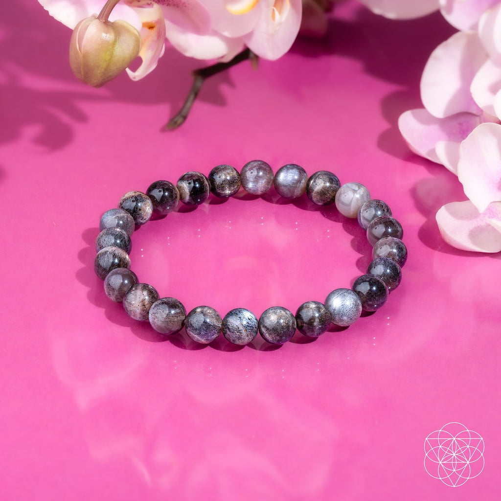 The Empath’s Cord Cutter – Black Moonstone Bracelet - Collective Awakening