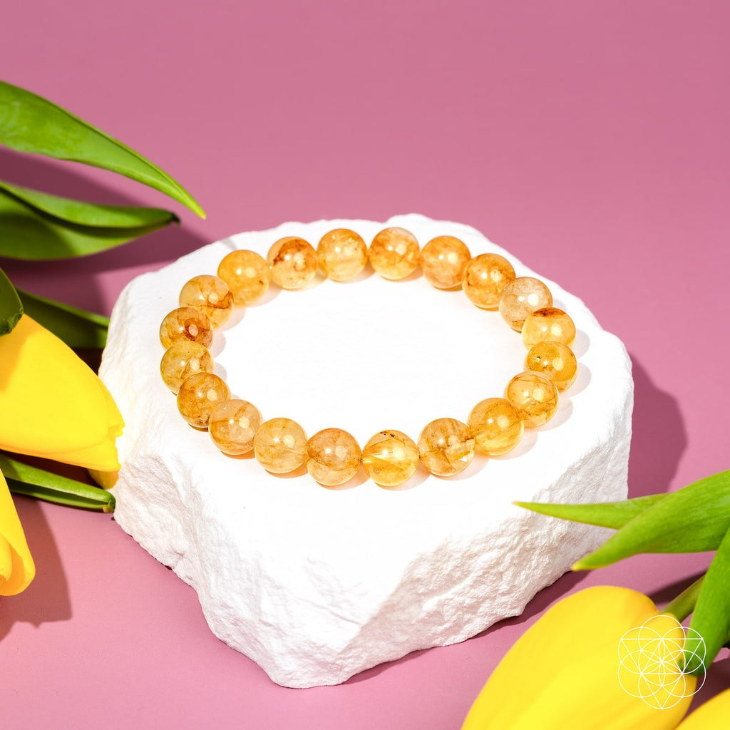 The Master Reset – Golden Healer Quartz Bracelet - Collective Awakening