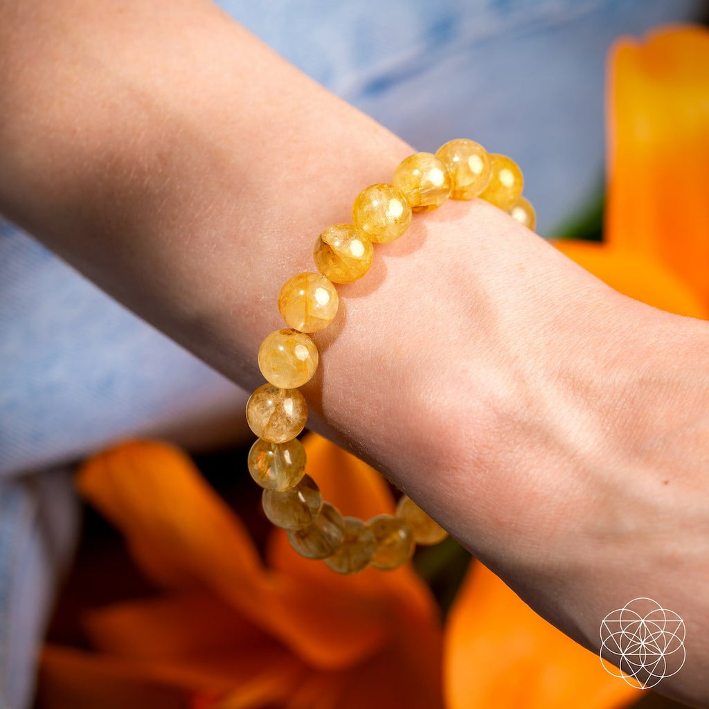 The Master Reset – Golden Healer Quartz Bracelet - Collective Awakening