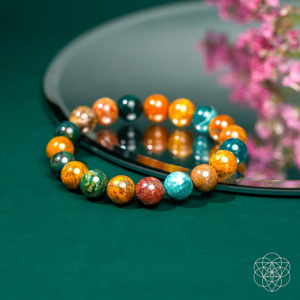 Quiet My Mind – Ocean Jasper Bracelet - Collective Awakening