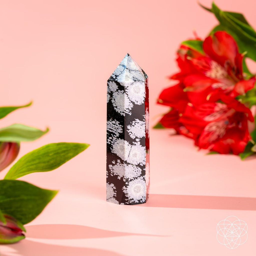 Spiritual Bodyguard - Snowflake Obsidian Point - Collective Awakening