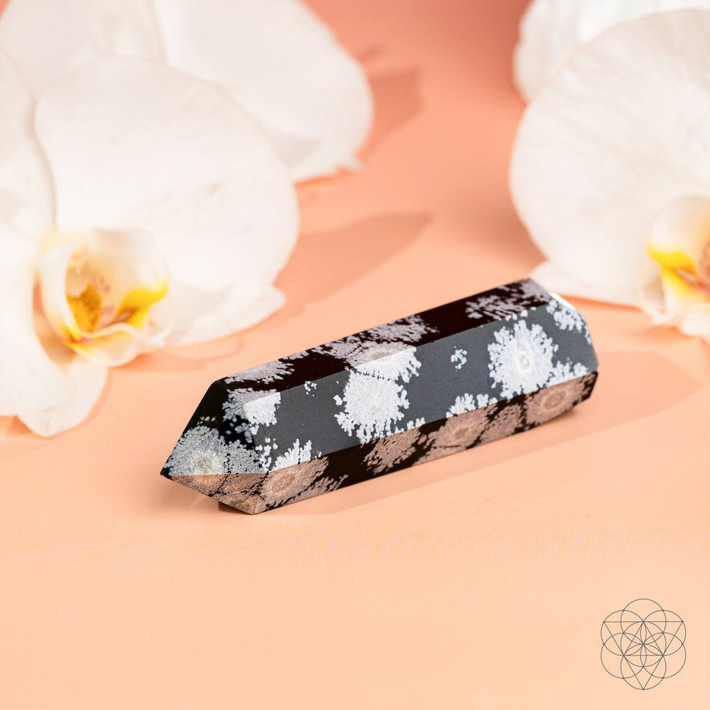Spiritual Bodyguard - Snowflake Obsidian Point - Collective Awakening