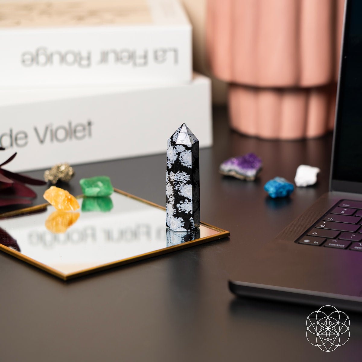 Spiritual Bodyguard - Snowflake Obsidian Point - Collective Awakening