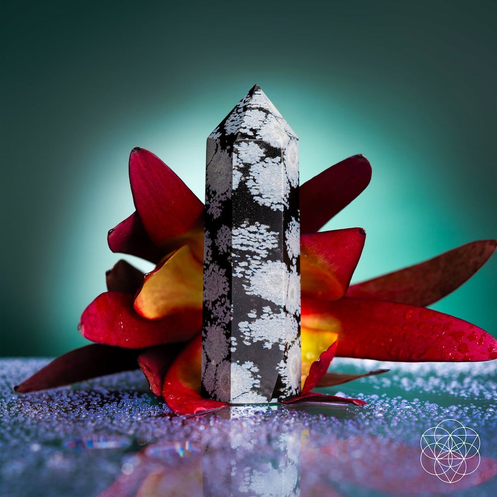Spiritual Bodyguard - Snowflake Obsidian Point - Collective Awakening