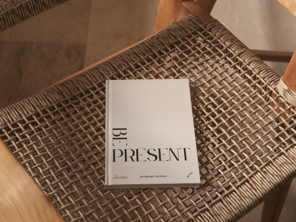 Be Present - 100 Guided Prompt Journal (Beige) - Collective Awakening