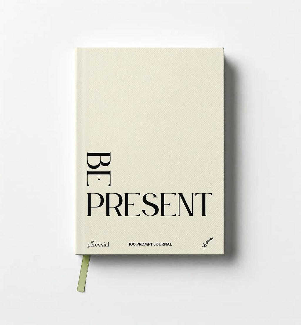 Be Present - 100 Guided Prompt Journal (Beige) - Collective Awakening
