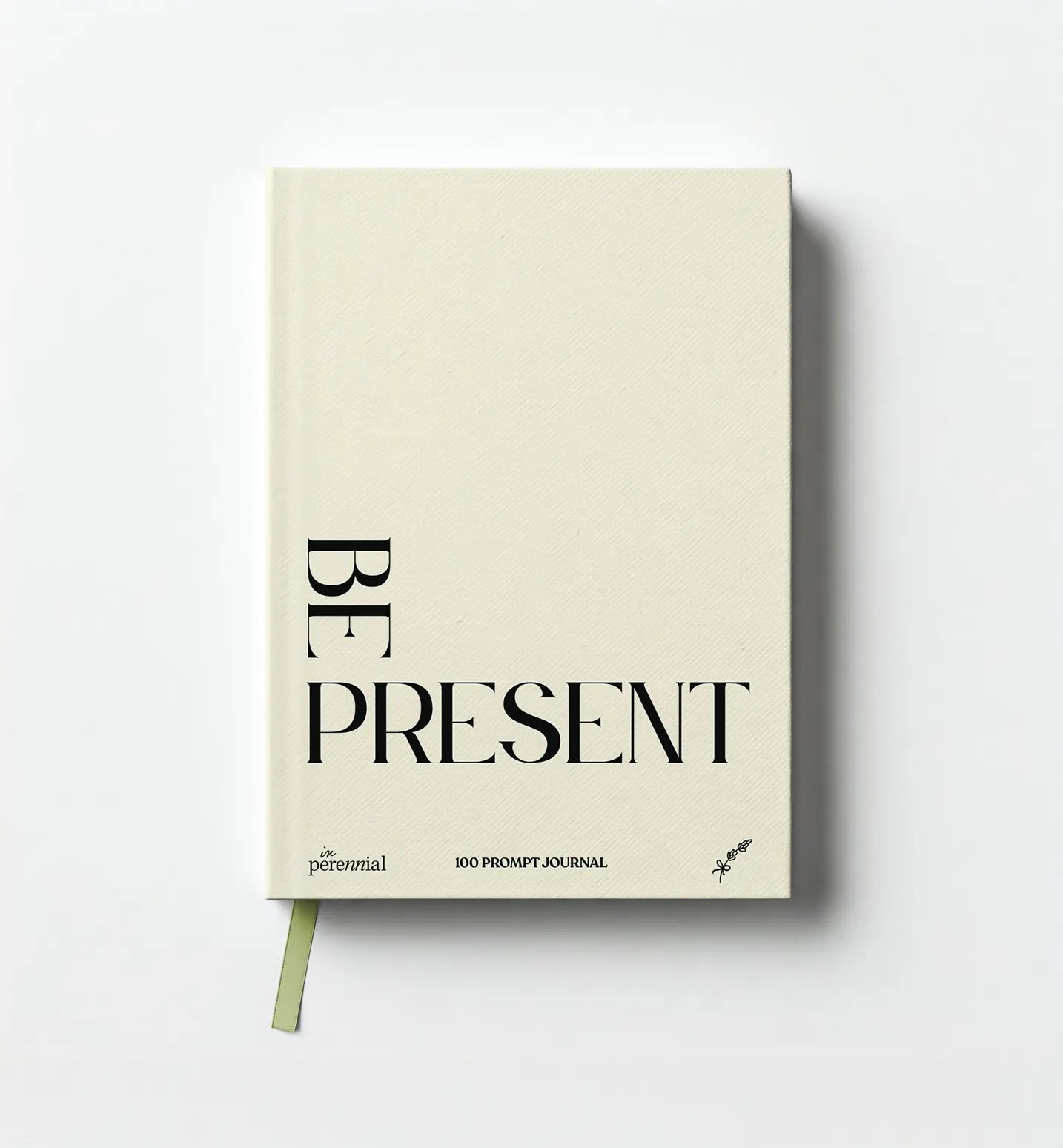 Be Present - 100 Guided Prompt Journal (Beige)