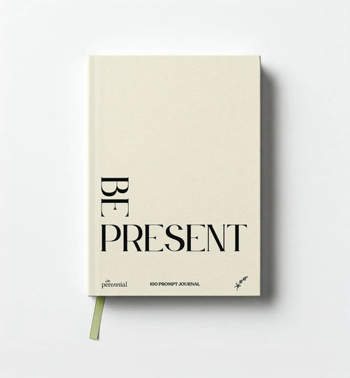 Be Present - 100 Guided Prompt Journal (Beige) - Collective Awakening