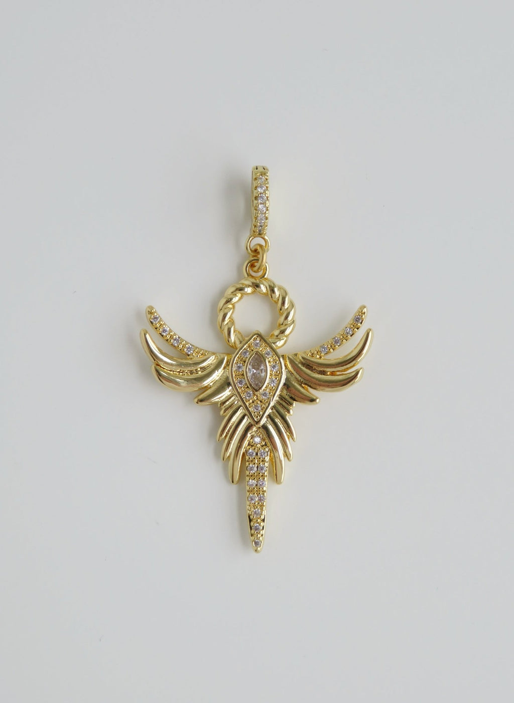 Phoenix Angel Charm on Diamond Clasp - Collective Awakening