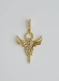 Phoenix Angel Charm on Diamond Clasp - Collective Awakening