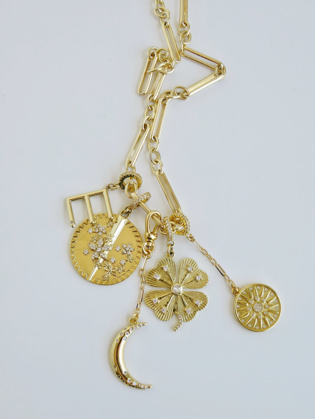 Celestial Hinged Clasp Chain Charms - Collective Awakening