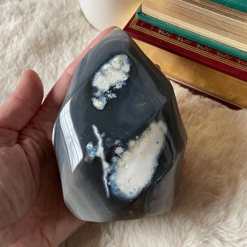 Orca Agate Flame - Collective Awakening