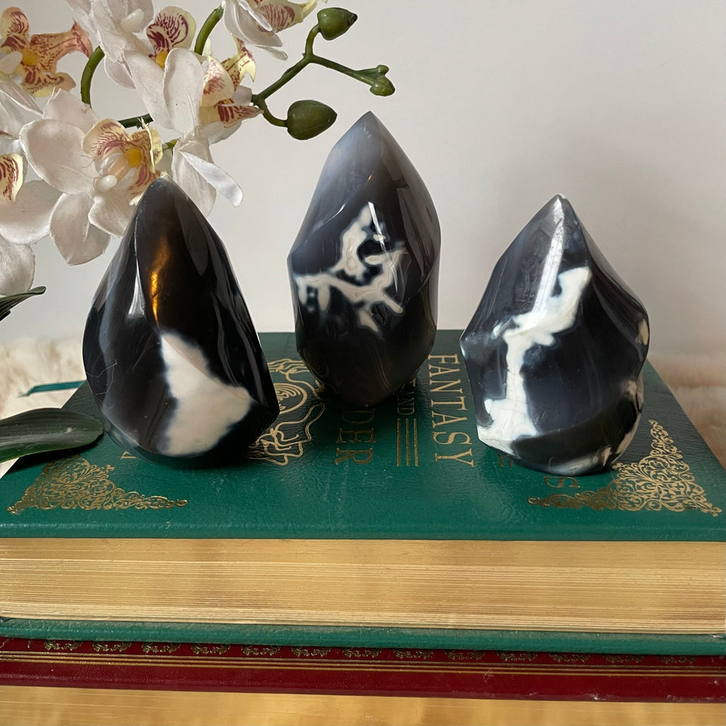 Orca Agate Flame - Collective Awakening