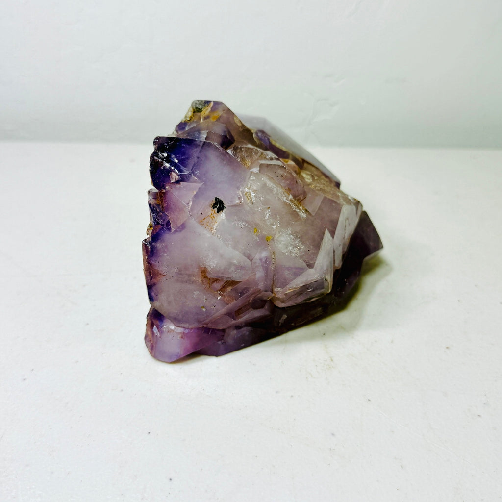 Unique Semi - Rough Amethyst Crystal Freeform with Organic Features & Natural Inclusions – 3.5 lbs - Collective Awakening