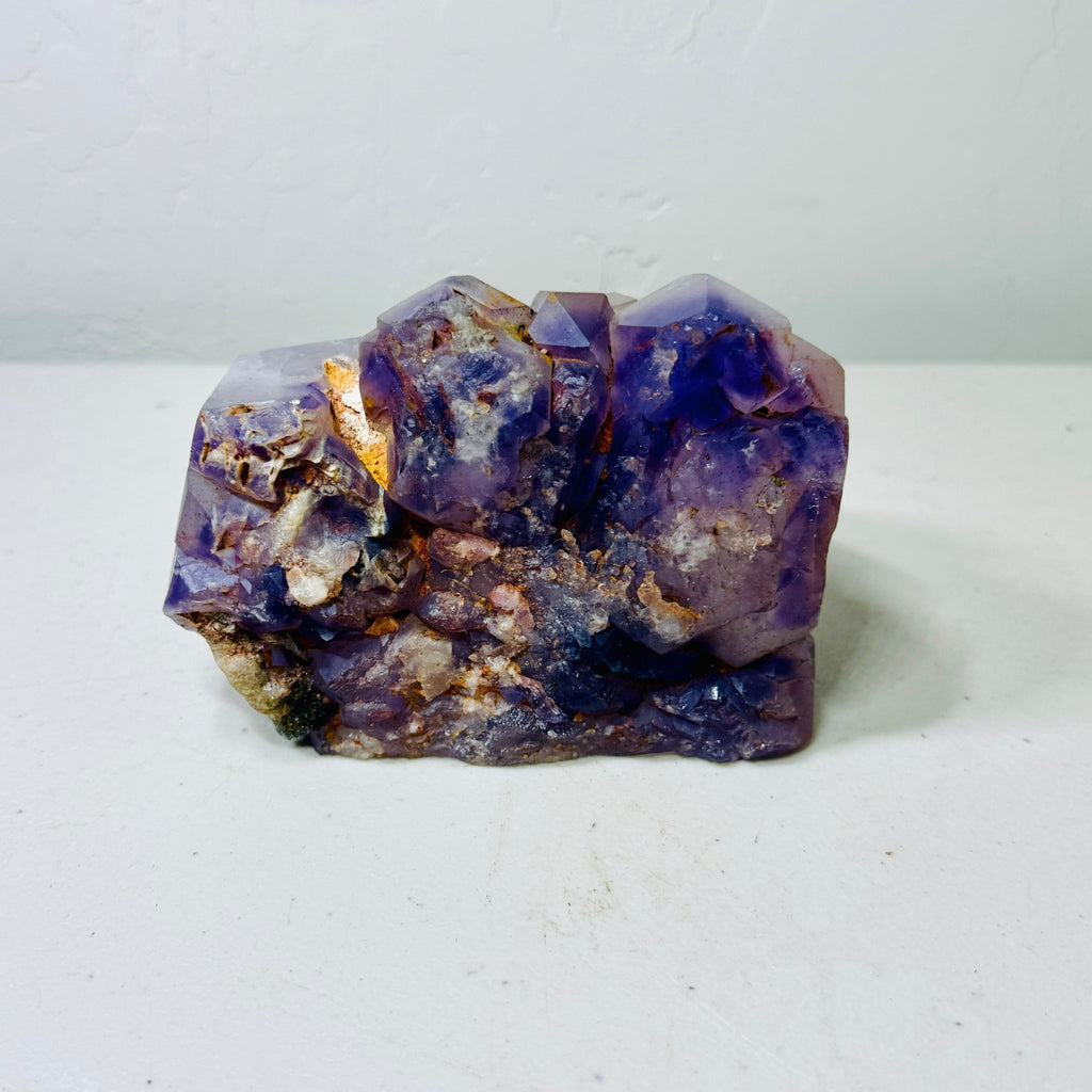 Unique Semi - Rough Amethyst Crystal Freeform with Organic Features & Natural Inclusions – 3.5 lbs - Collective Awakening