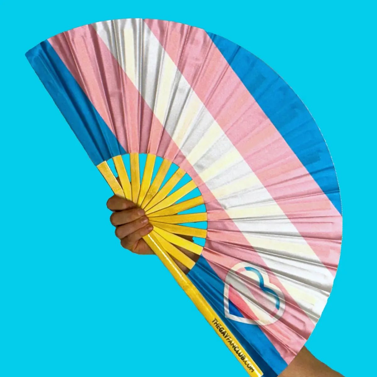 Trans Pride Flag Fan - Collective Awakening