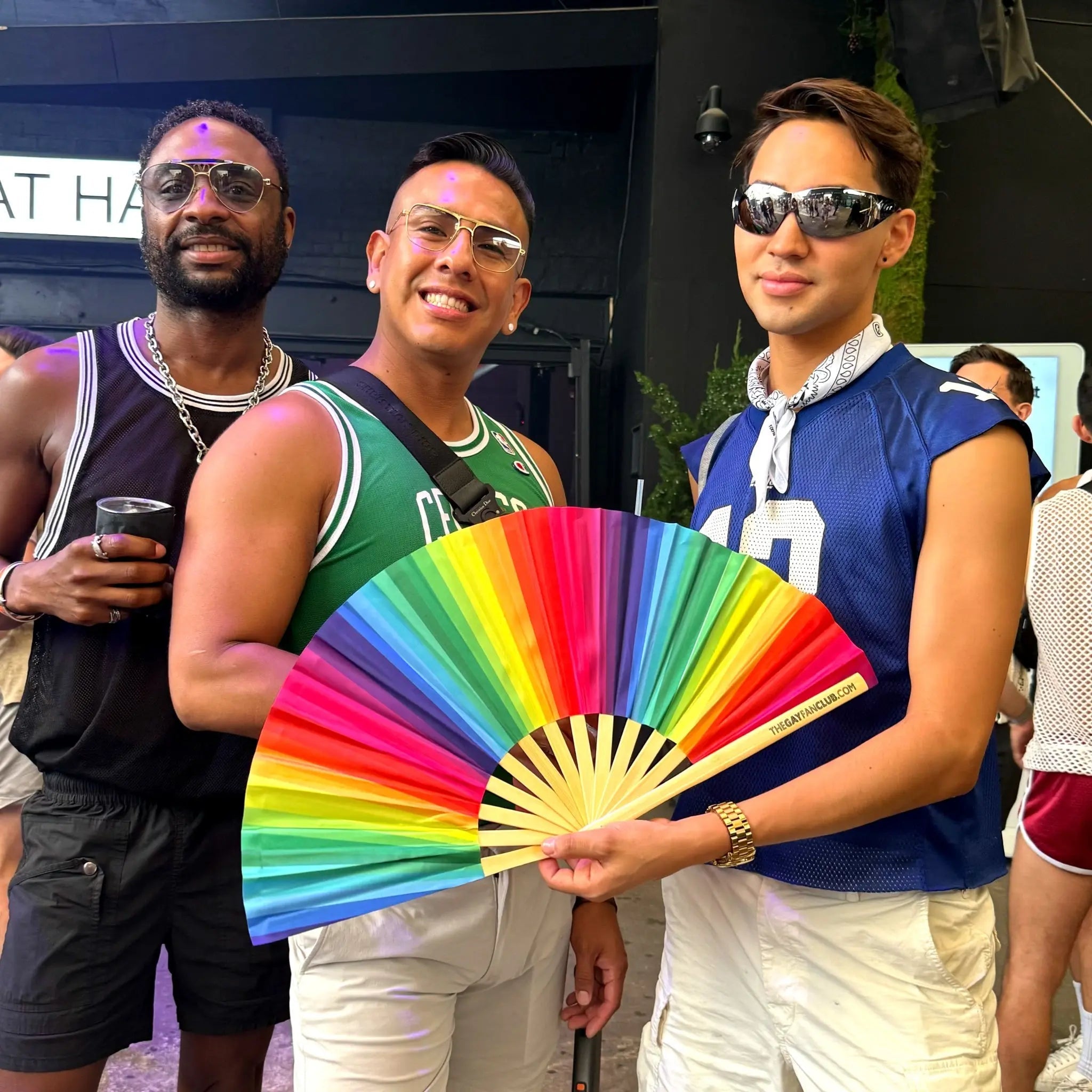 Rainbow Folding Fan - Collective Awakening