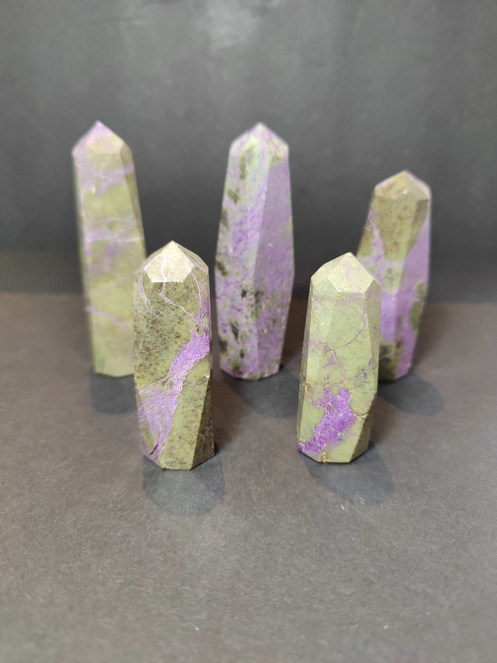 Atlantisite (Stichtite with Serpentine) Polished Tower Sculpture - Collective Awakening