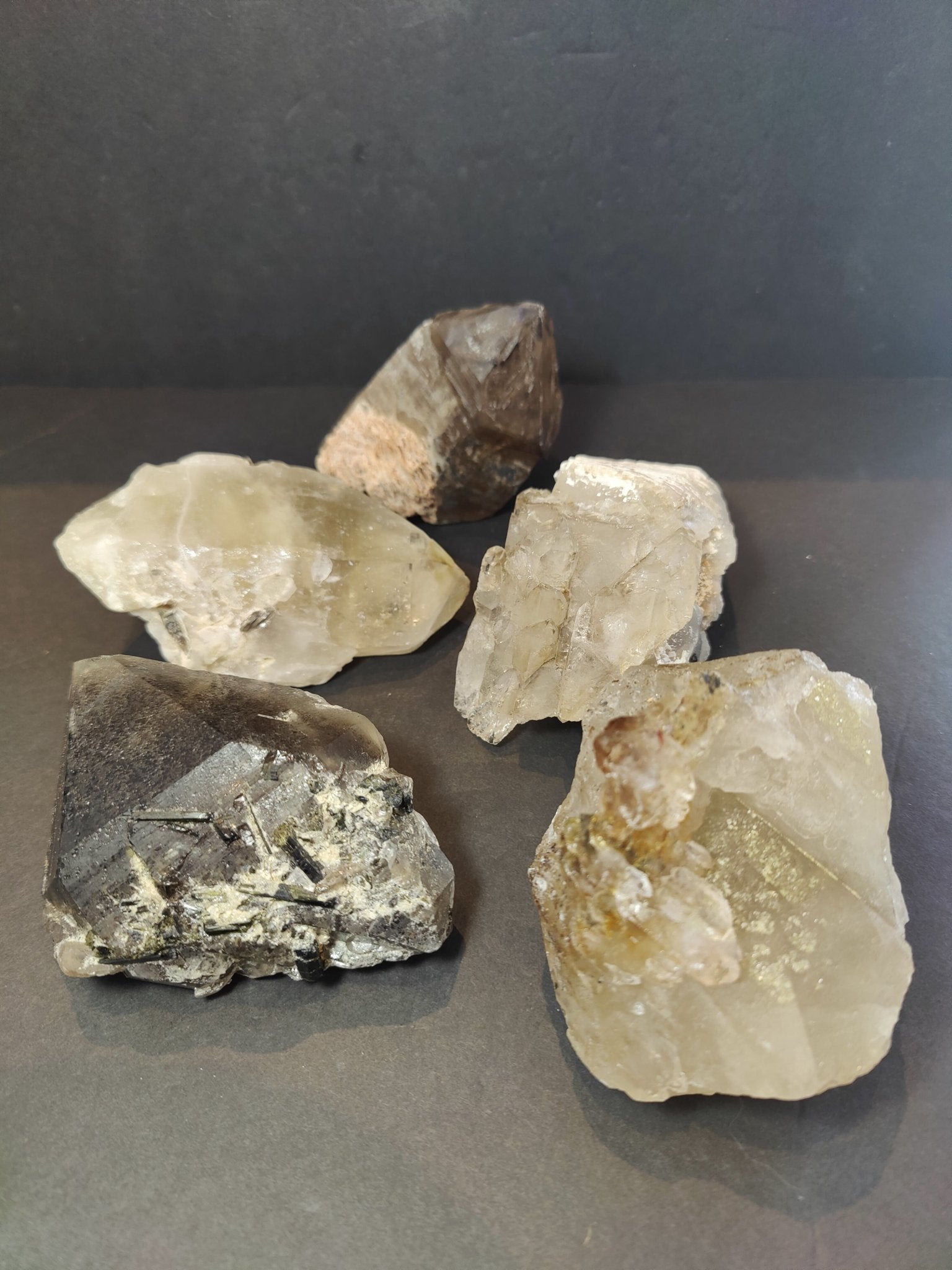 Smoky Quartz Natural Elestial Points - Collective Awakening