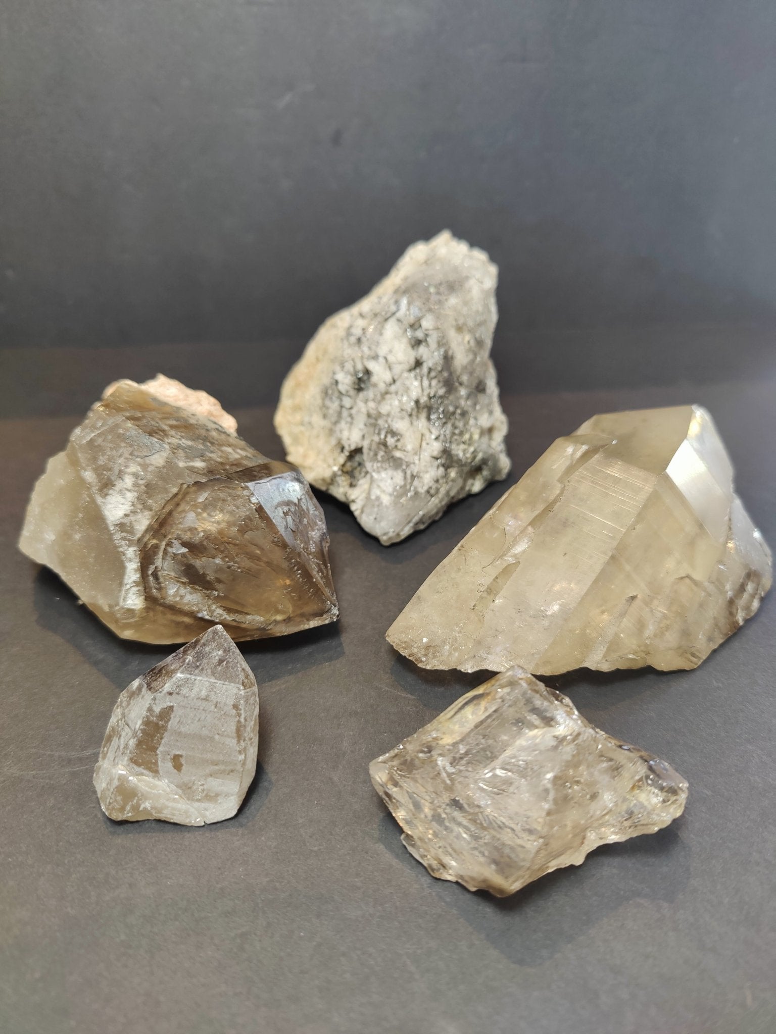 Smoky Quartz Natural Elestial Points - Collective Awakening