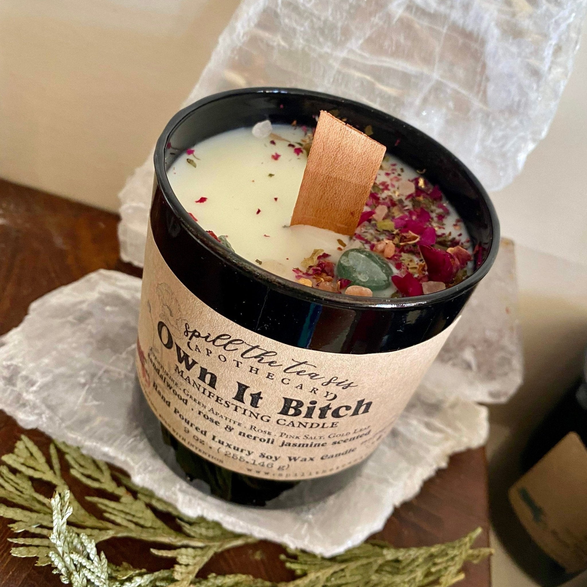 Own It Bitch Empowerment Candle | Confidence & Manifestation Soy Wax Candle - Collective Awakening