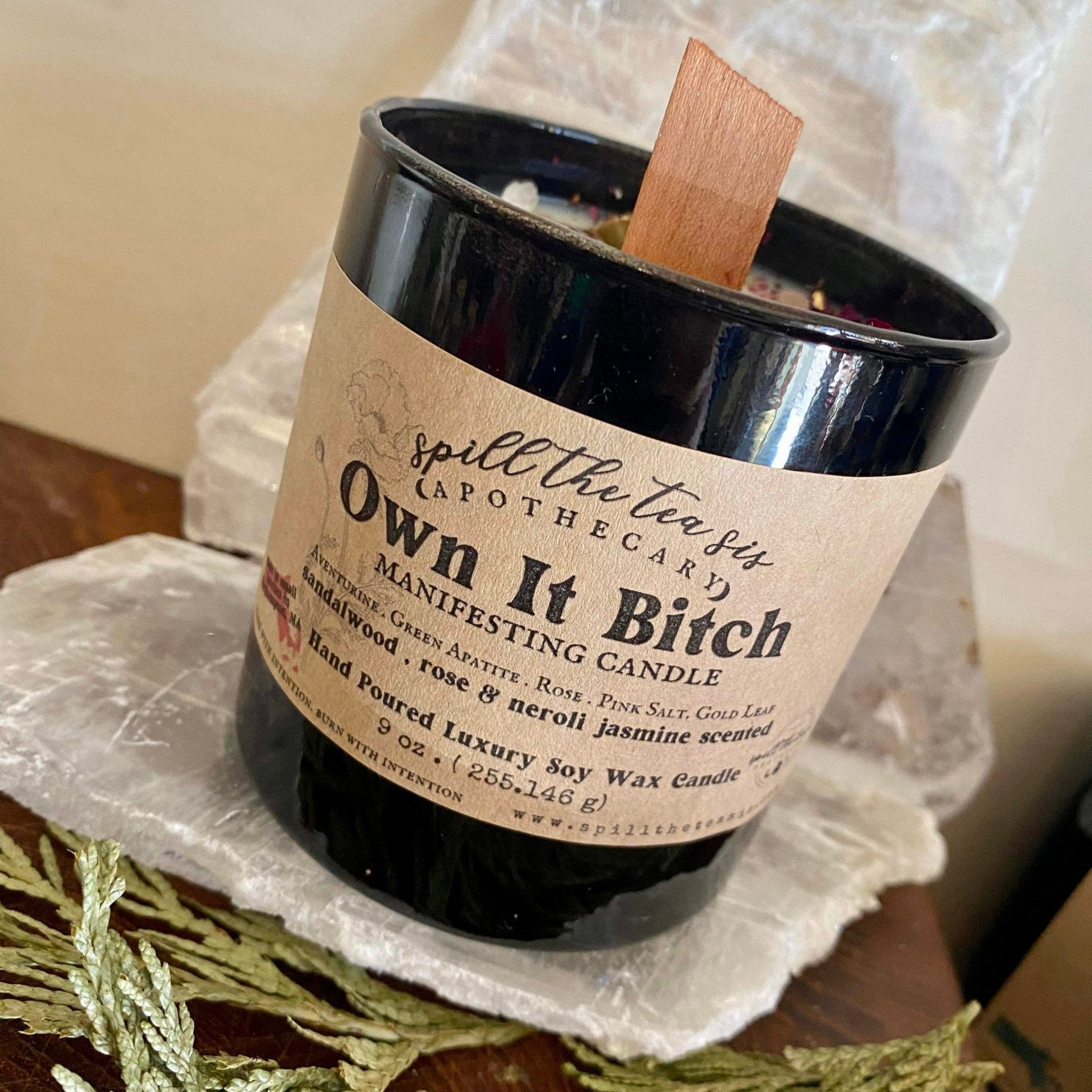 Own It Bitch Empowerment Candle | Confidence & Manifestation Soy Wax Candle - Collective Awakening