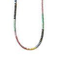 Rainbow Sapphire and Opal Gemstone Beaded Necklace - Collective Awakening