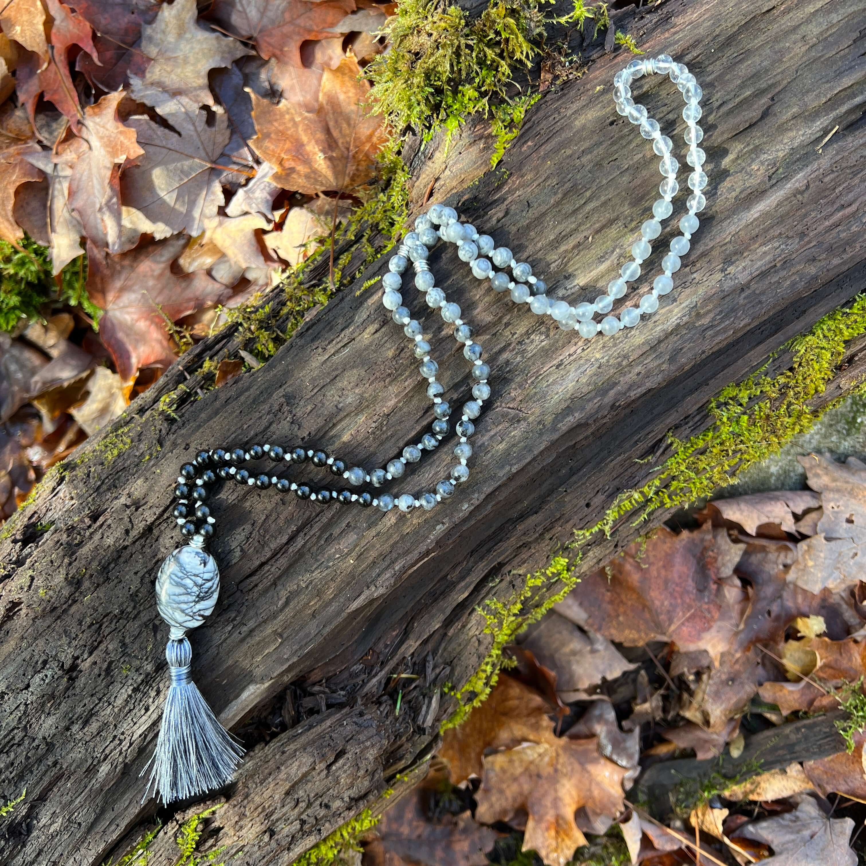 Inner Strength Meditation Mala – 108 Beads for Protection & Clarity