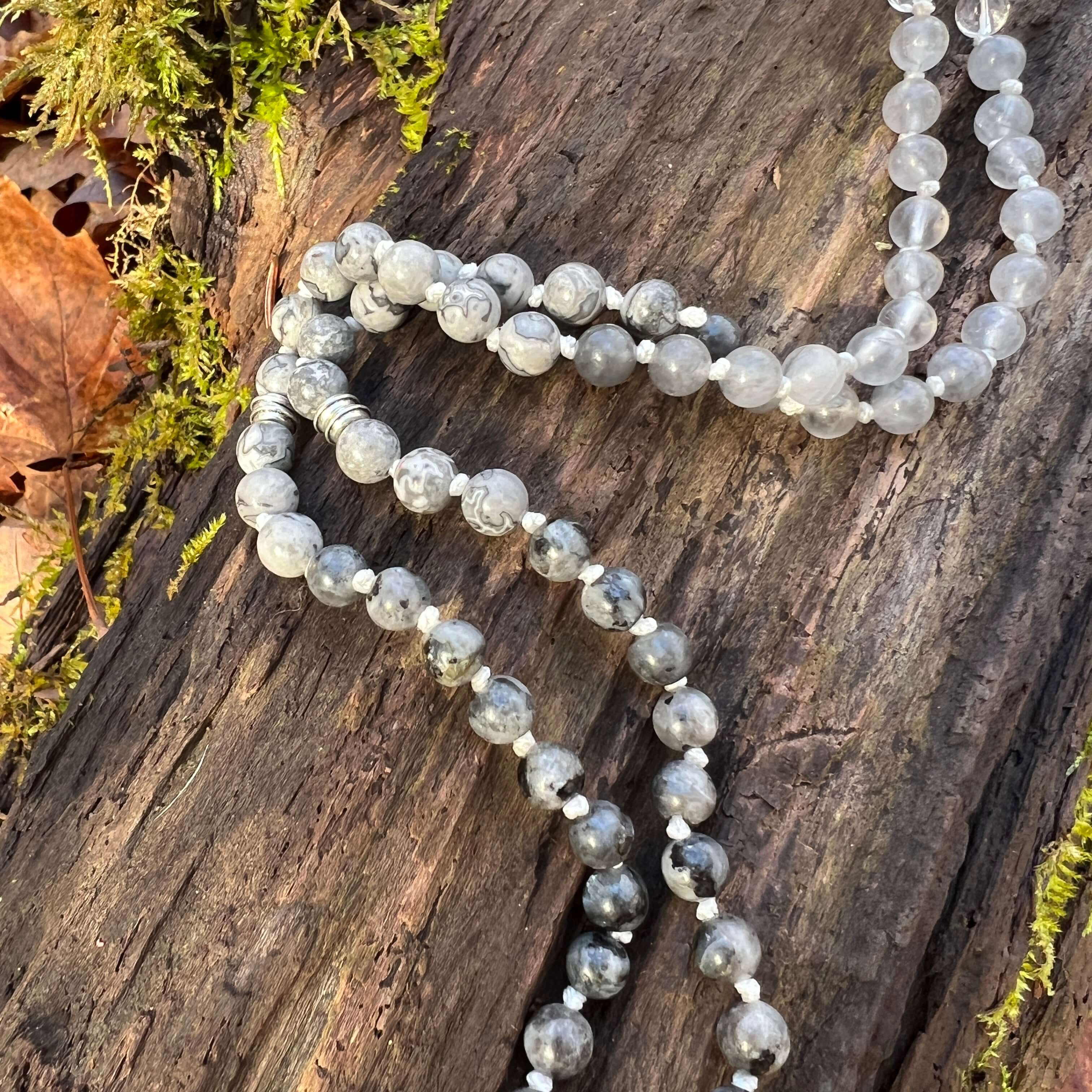 Inner Strength Meditation Mala – 108 Beads for Protection & Clarity