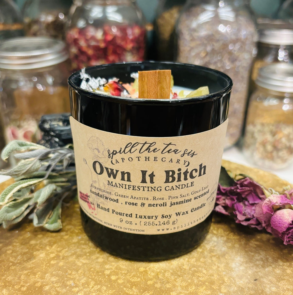 Own It Bitch Empowerment Candle | Confidence & Manifestation Soy Wax Candle - Collective Awakening