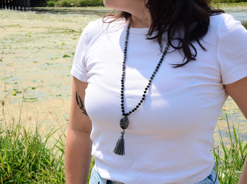 Inner Strength Meditation Mala – 108 Beads for Protection & Clarity - Collective Awakening