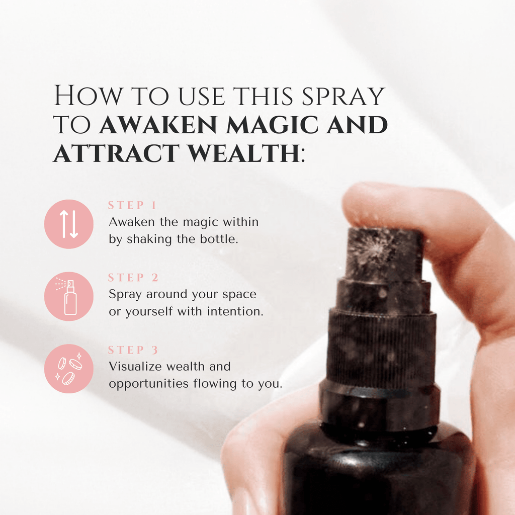 Prosperity Smudge Spray — Money Magnet Ritual Mist - Collective Awakening