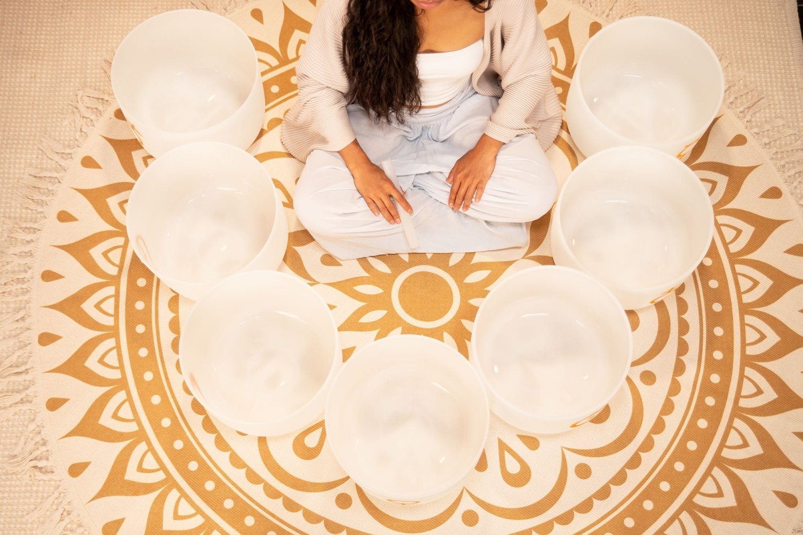 7 Planetary Crystal Singing Bowls - Cosmic Chakra Set - Collective Awakening