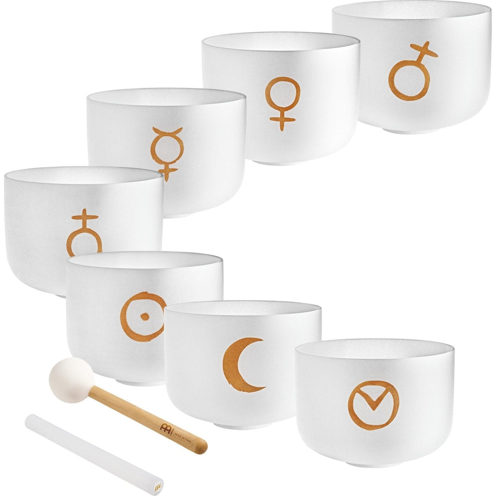 7 Planetary Crystal Singing Bowls - Cosmic Chakra Set - Collective Awakening
