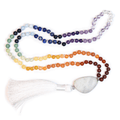 Rainbow Meditation Mala – 108 Beads for Chakra Alignment & Energy Flow - Collective Awakening